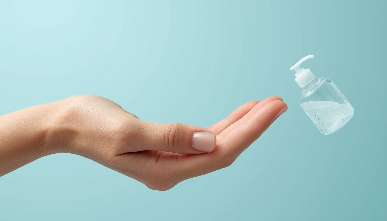 Gentle Hand Sanitiser for eye touch hygiene